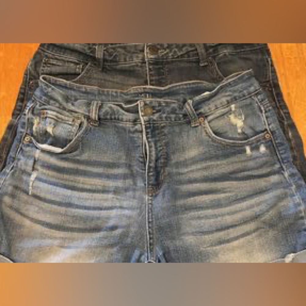 Two pair women’s jean shorts